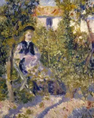 Nini in the Garden (Nini Lopez) - Auguste Renoir