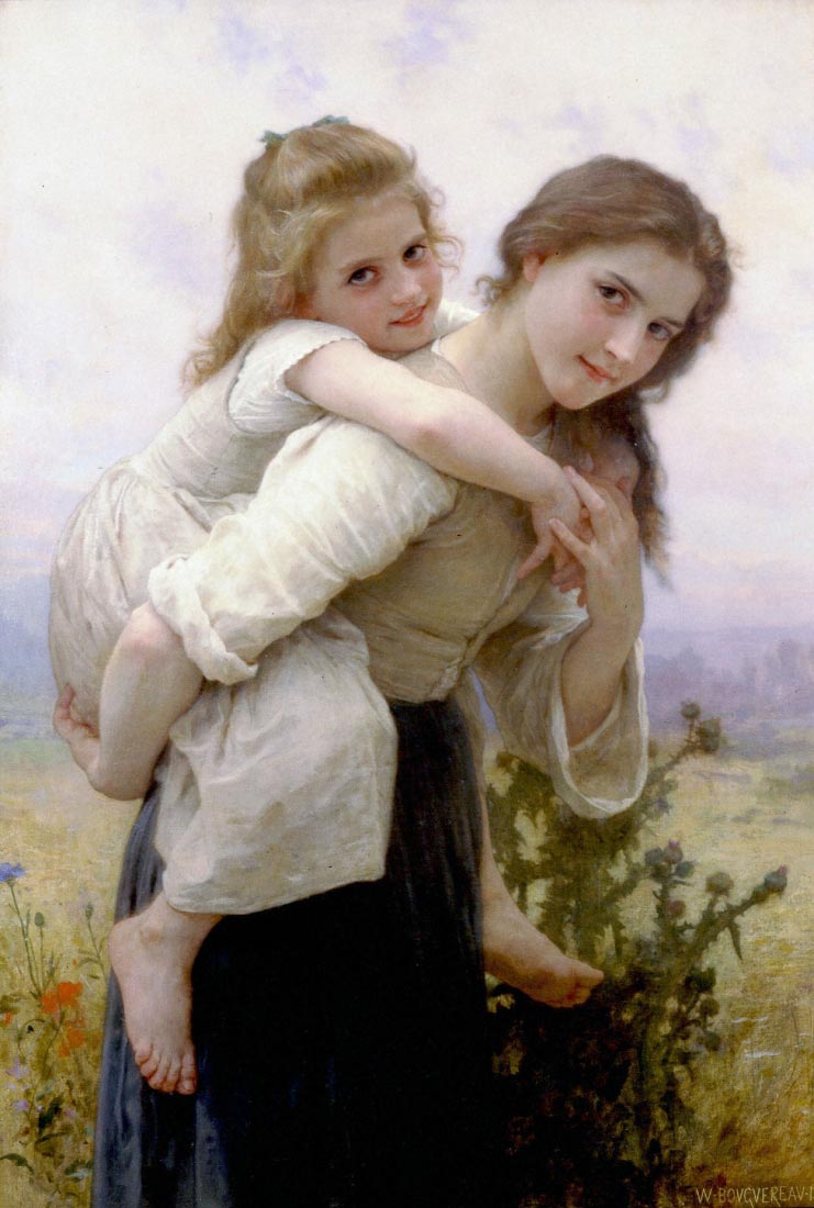 Not Too Much To Carry - Bouguereau