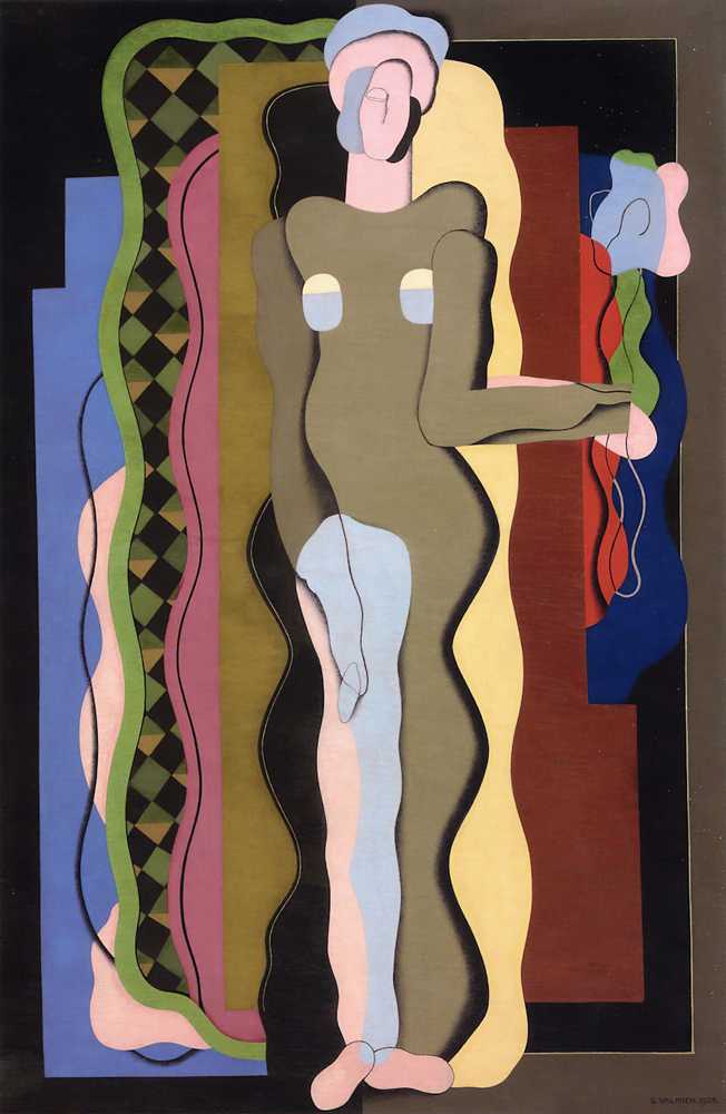 Nude with a flower (1928) - Georges Valmier