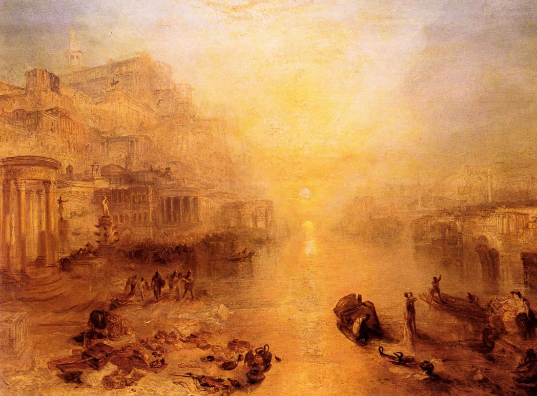 Old Italy - Ovid banished from Rome - Joseph Mallord Turner