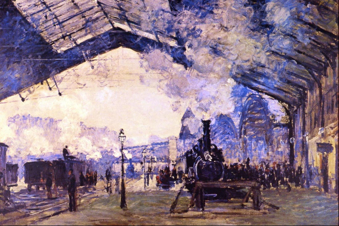 Old St Lazarre Station - Monet