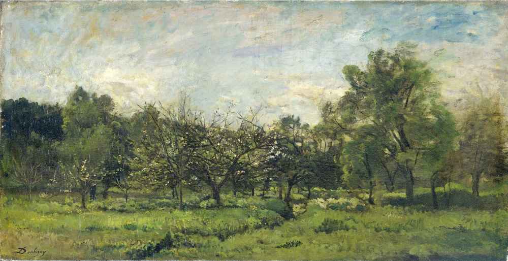 Orchard - Charles-Francois Daubigny