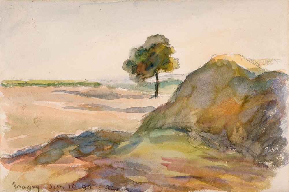 Paysage (Eragny) - Camille Pissarro