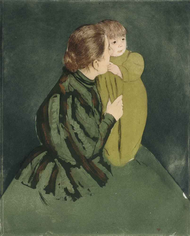 Peasant Mother and Child - Mary Cassatt