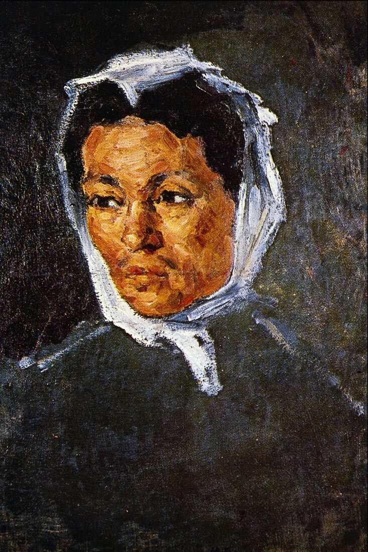 Peasant Woman - Cezanne