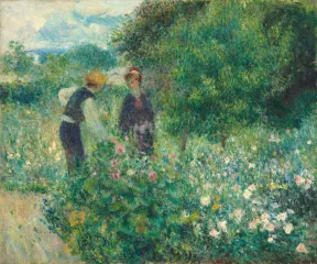Picking Flowers - Auguste Renoir