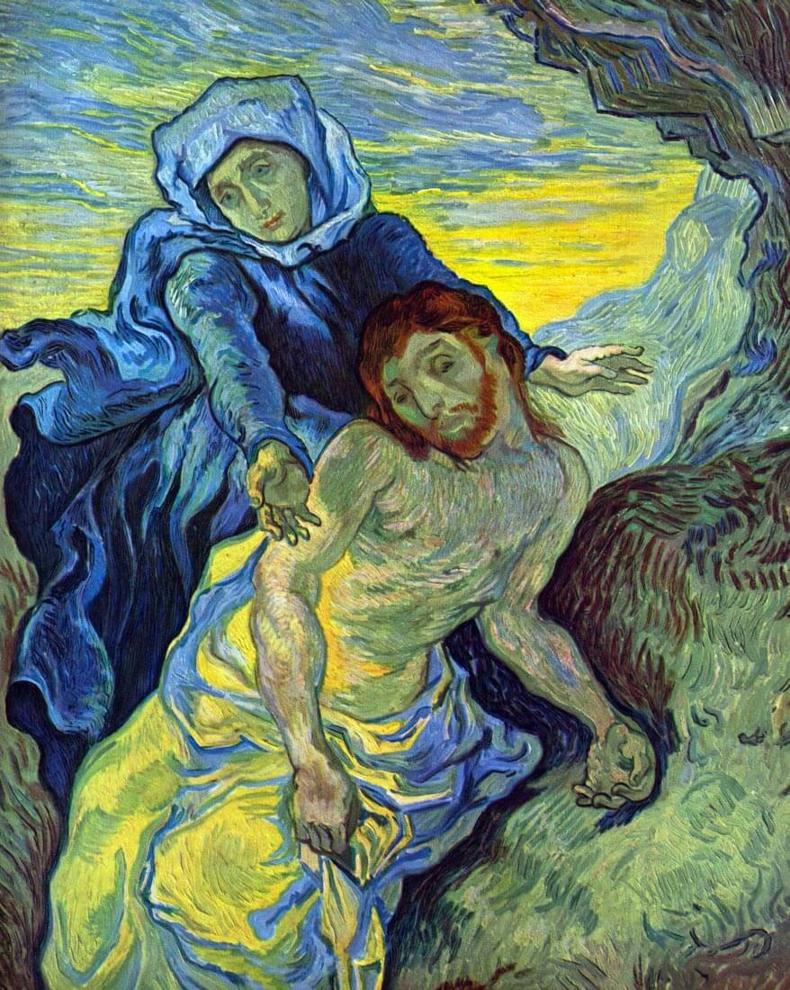 Pieta (by Eugene Delacroix) - Van Gogh