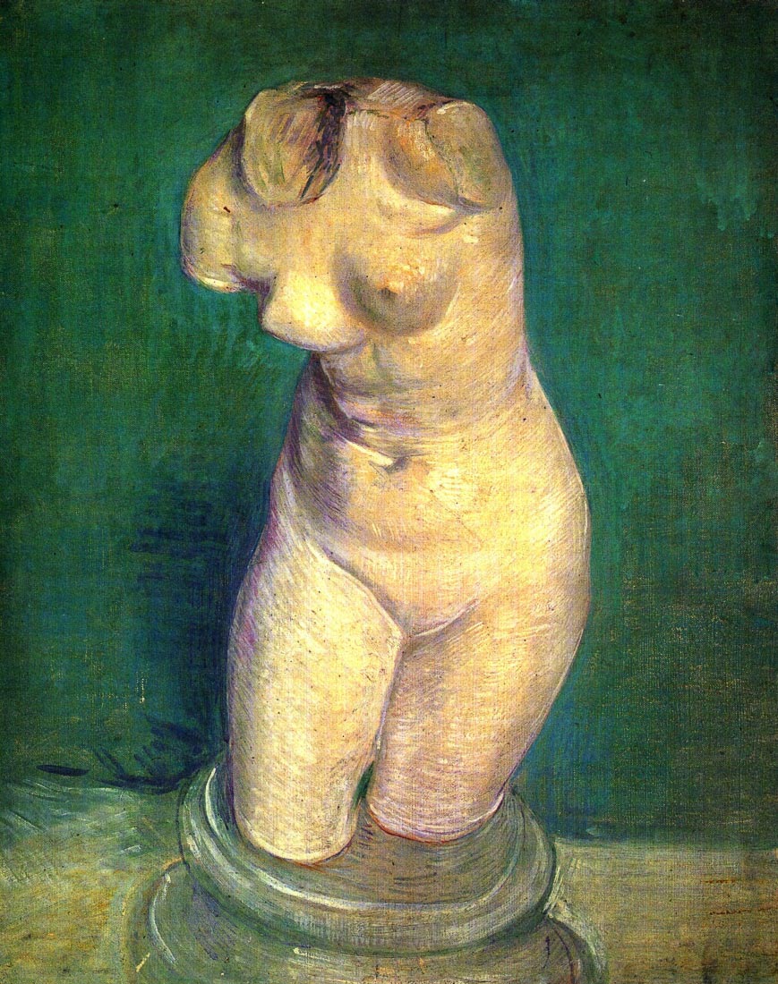 Plaster Statuette of a Female Torso - Van Gogh