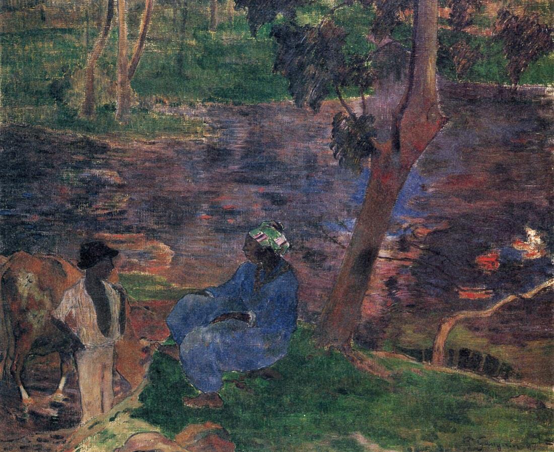 Pond Shore - Gauguin