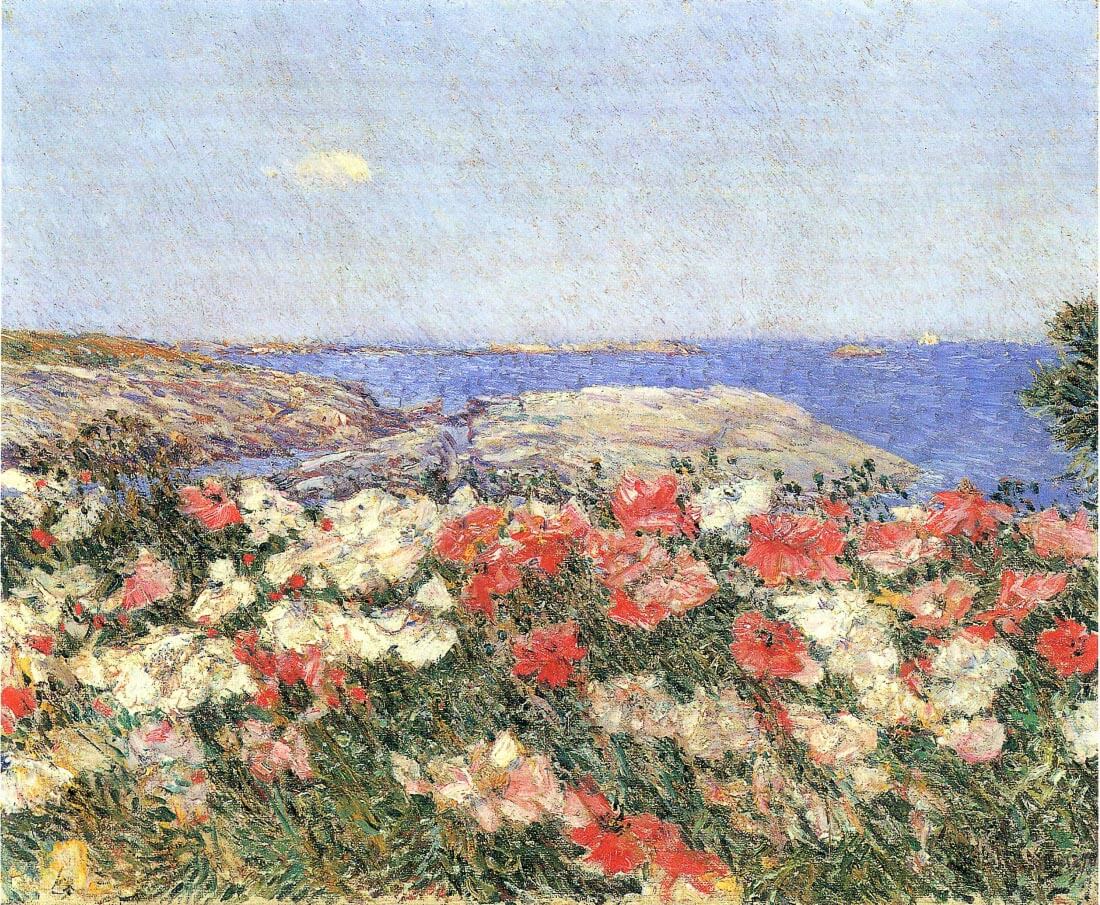 Poppies on the Isles of Shoals - Hassam