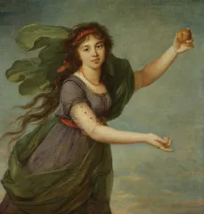 Portrait Of A Young Girl In The Guise Of Atalanta - Vigee Le Brun