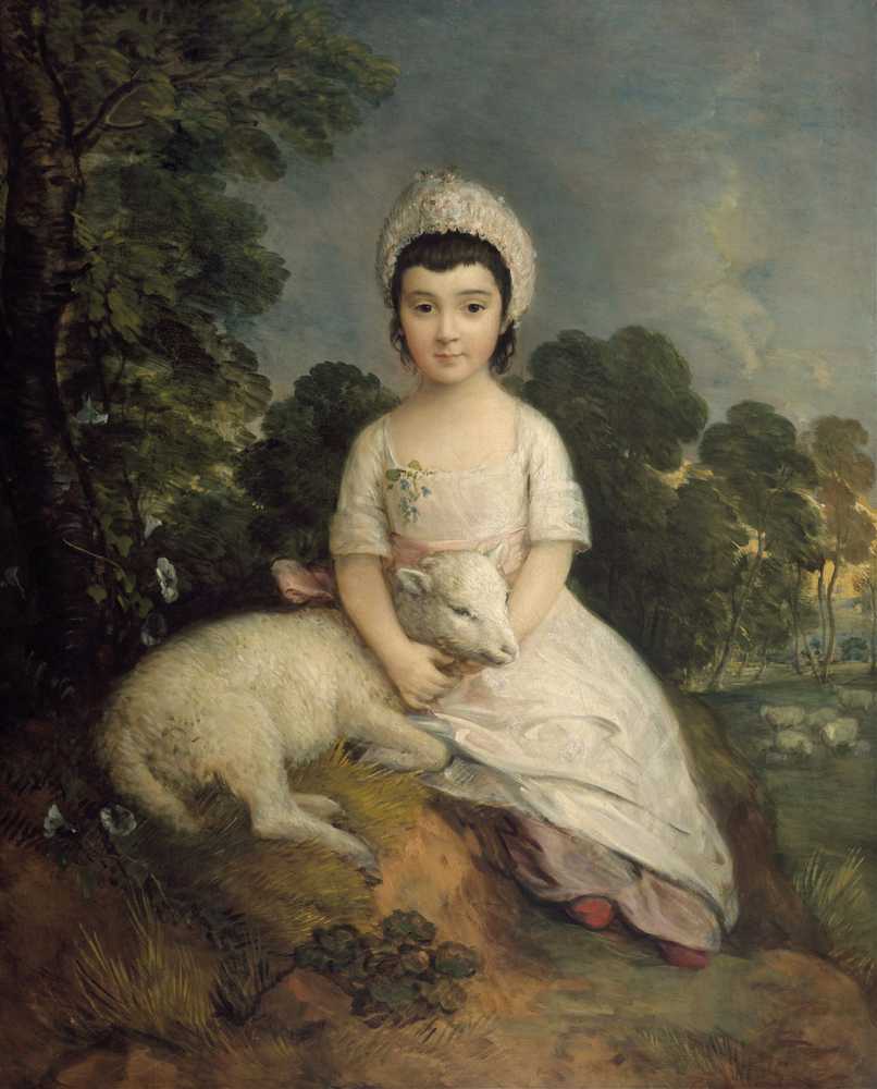 Portrait Of Isabelle Bell Franks - Thomas Gainsborough