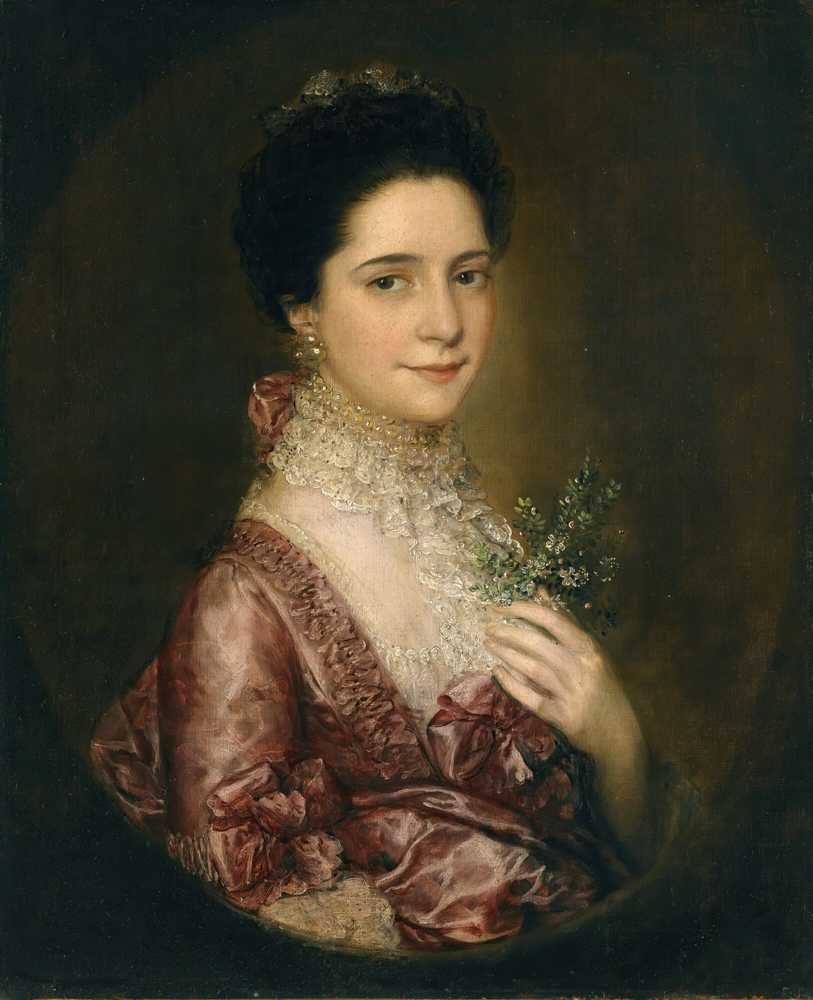 Portrait Of Mrs. Richards - Thomas Gainsborough