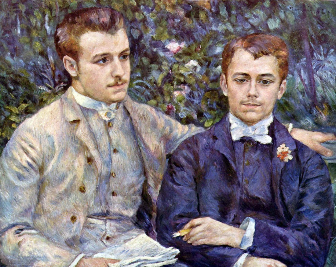 Portrait of Charles and George - Renoir