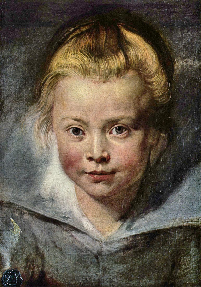 Portrait of Clara Serena Rubens - Rubens