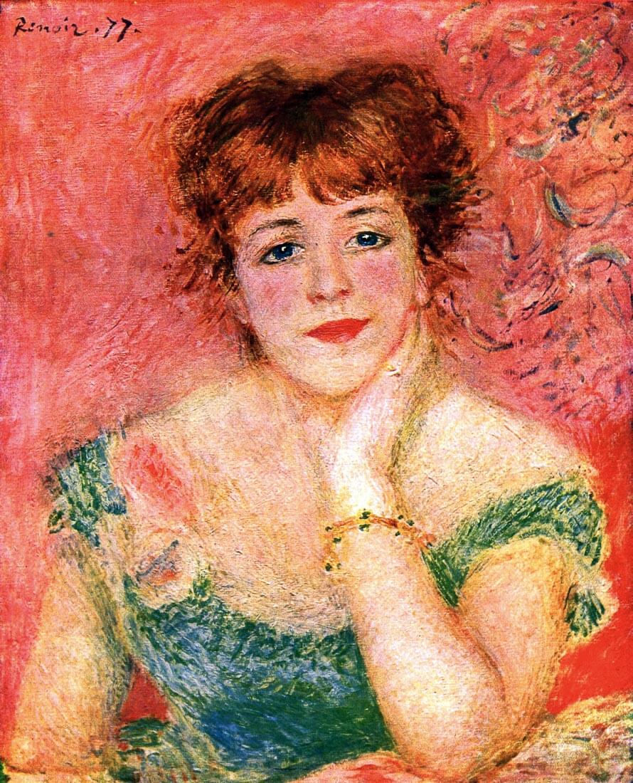 Portrait of Jeanne Samary - Renoir