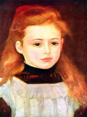 Portrait of Lucie Berard - Renoir
