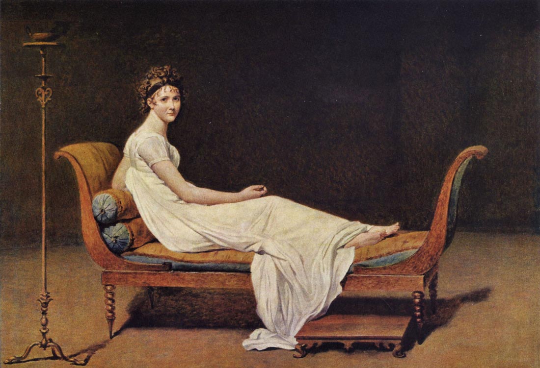 Portrait of Madame Récamier - Jacques Louis David