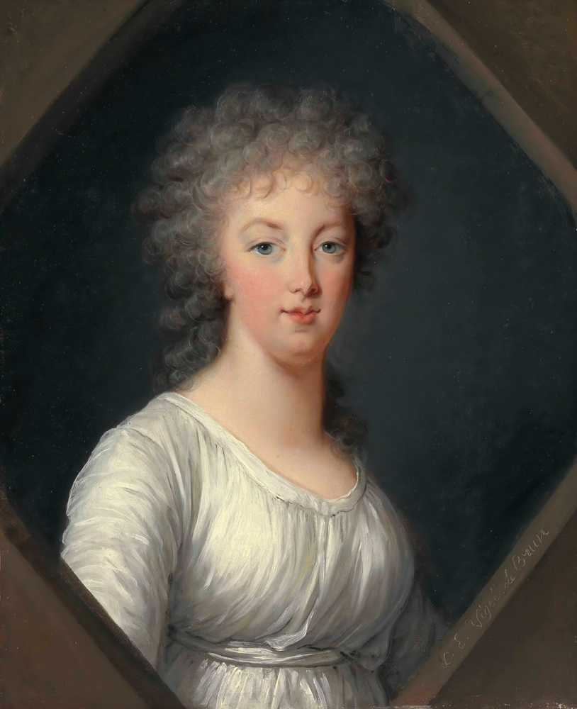 Portrait of Marie Antoinette (1755-1793) (1800) - Vigee Le Brun