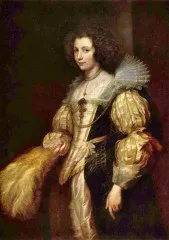 Portrait of Marie-Louise de Tassis - Van Dyck