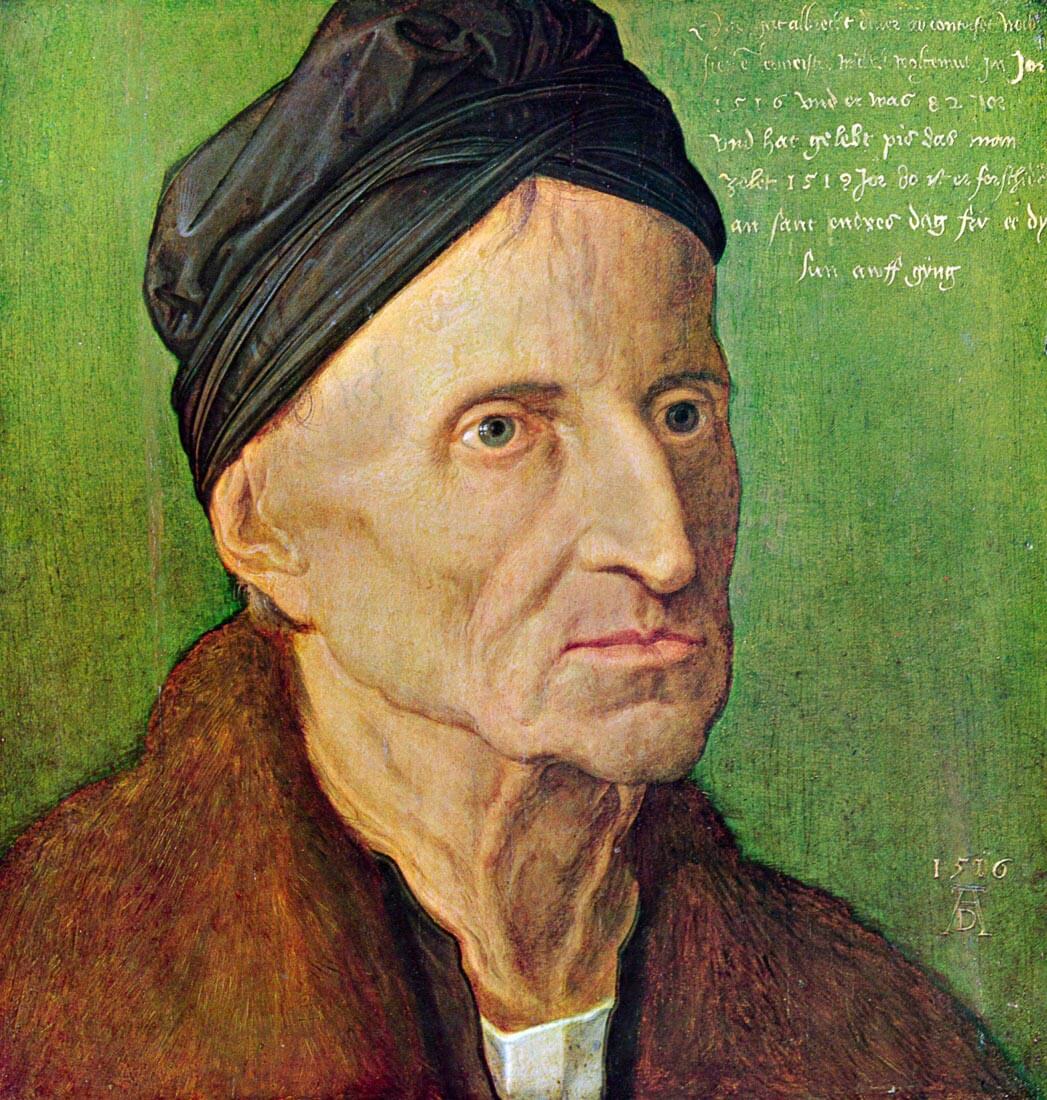 Portrait of Michael Wolgemut - Durer