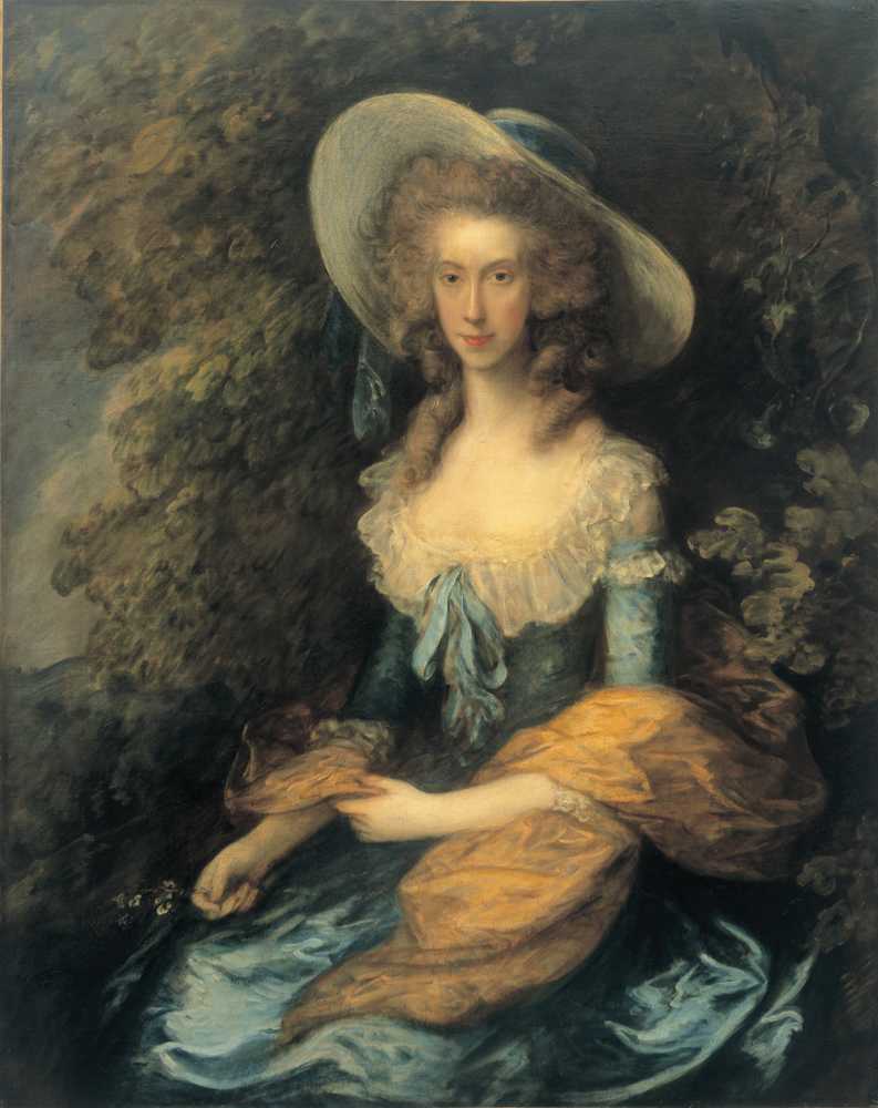 Portrait of Miss Evans (between 1786 and 1790) - Thomas Gainsborough