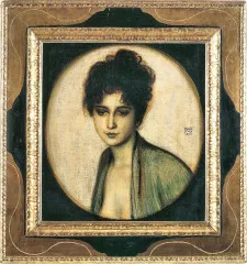 Portrait of Mrs. Feez - Franz von Stuck