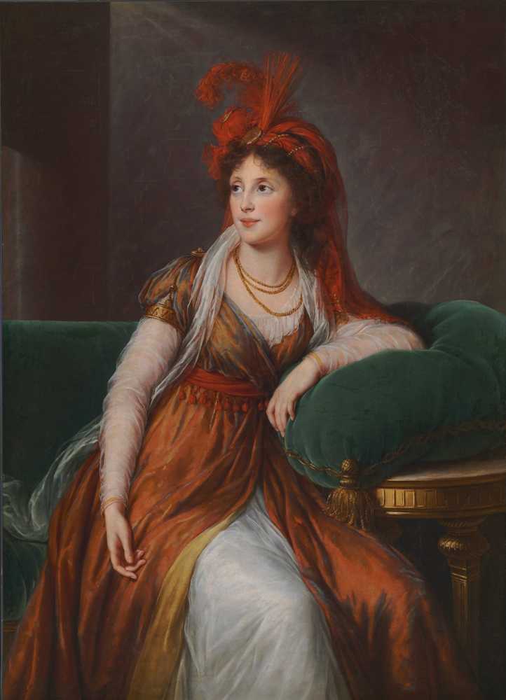 Portrait of Princess Anna Alexandrovna Galitzin (ca 1797) - Vigee Le Brun
