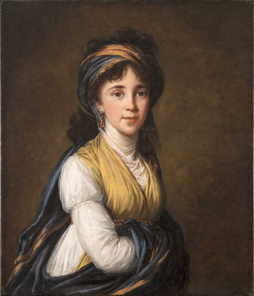 Portrait of Princess Belozersky - Elisabeth-Louise Vigee Le Brun