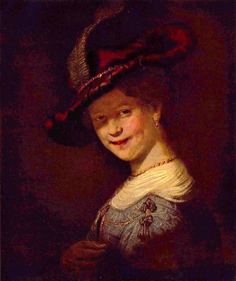 Portrait of Saskia van Uijlenburgh - Rembrandt