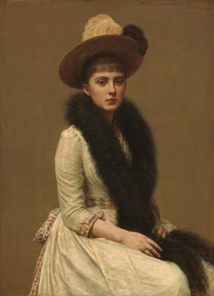 Portrait of Sonia 1890 - Henri Fantin-Latour