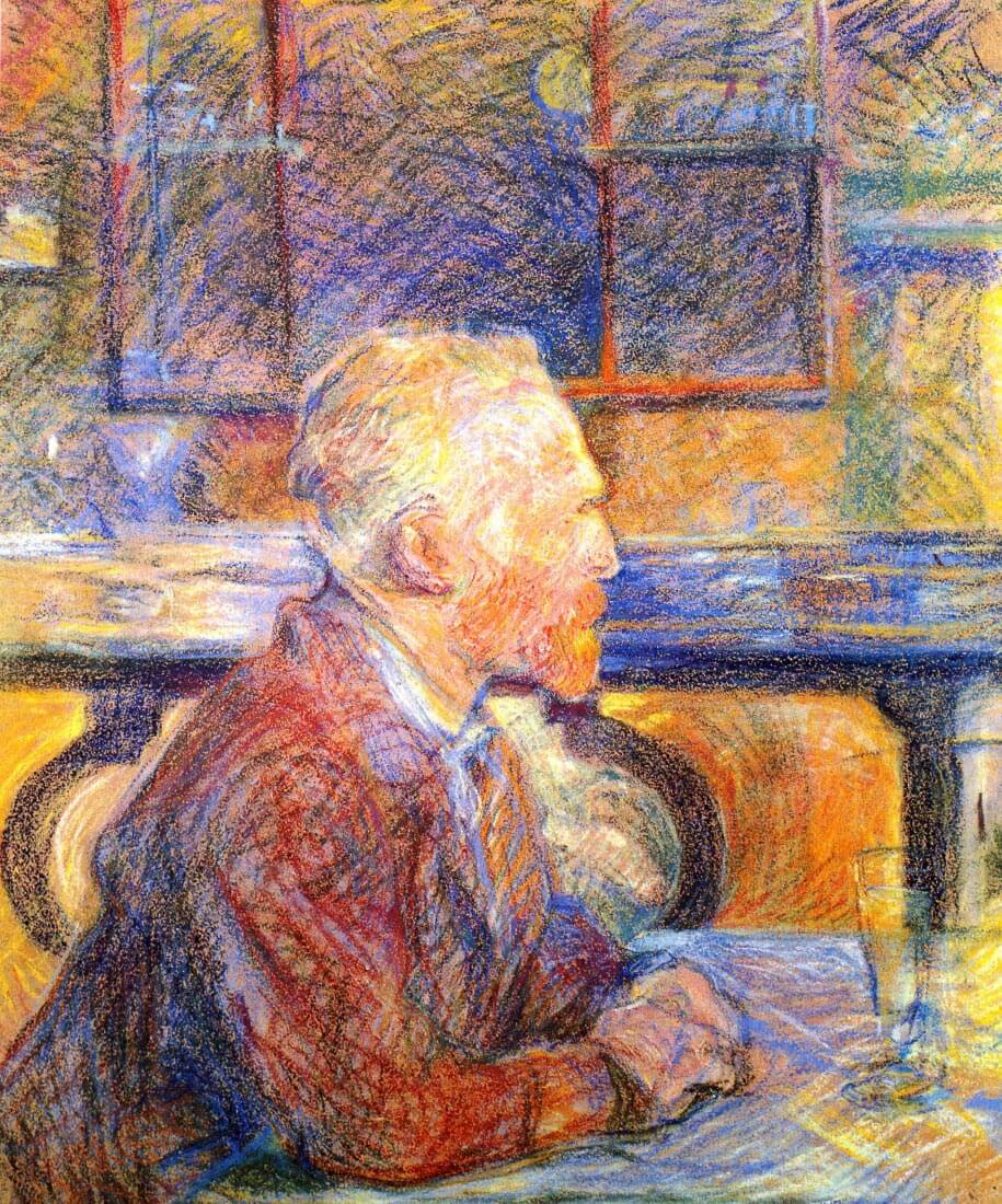Portrait of Van Gogh - Toulouse-Lautrec