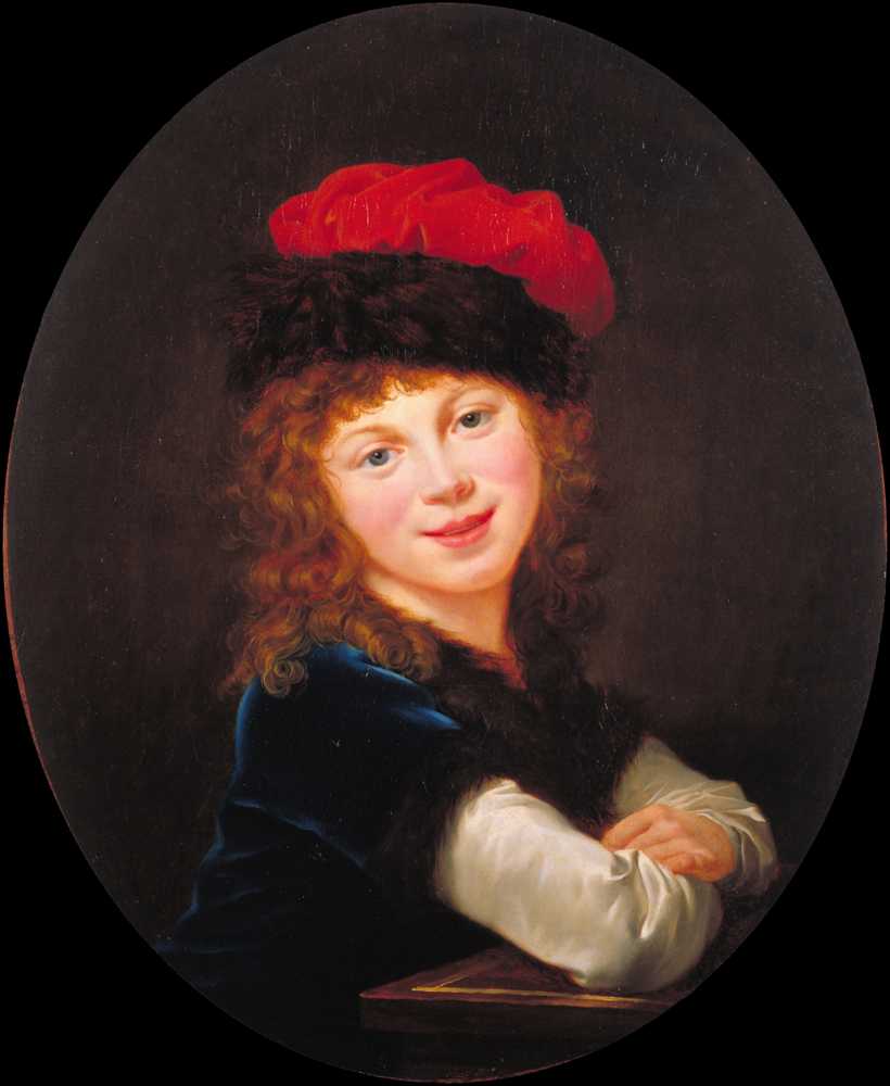 Portrait of a Girl (from 1788 until 1790) - Elisabeth-Louise Vigee Le Brun