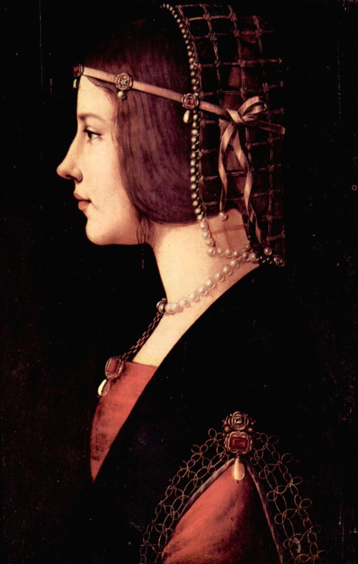 Portrait of a Lady (Beatrice d Este) - Da Vinci