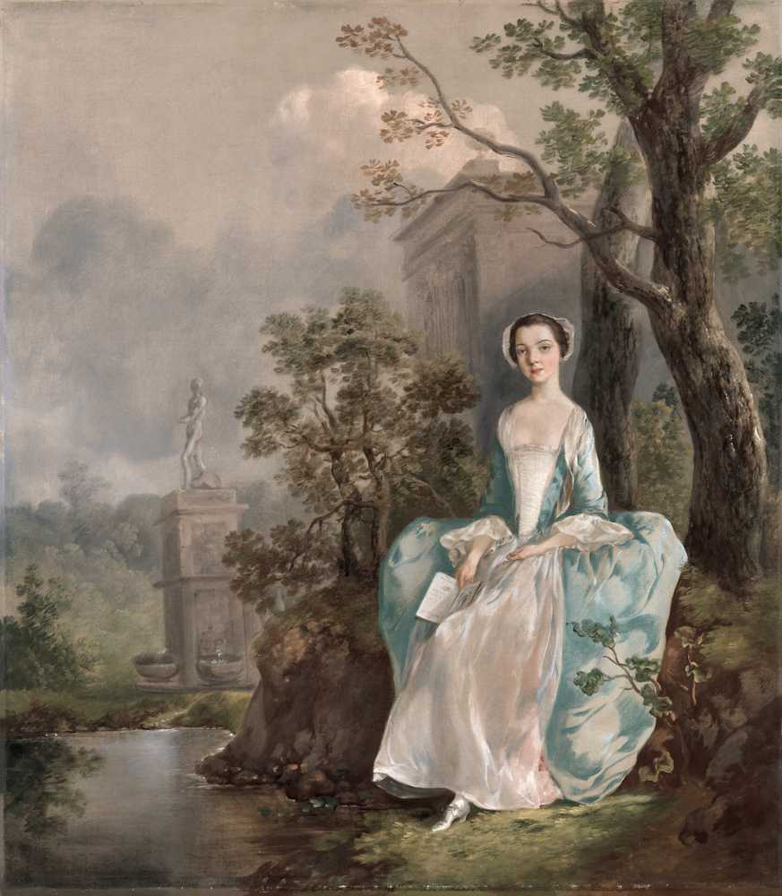Portrait of a Woman (ca. 1750) - Thomas Gainsborough