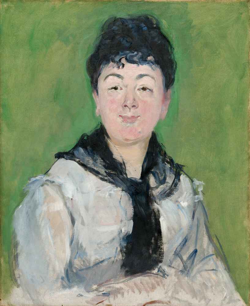 Portrait of a Woman with a Black Fichu - Edouard Manet