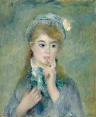 Portrait of a Young Woman (La Ingenue) - Auguste Renoir