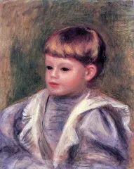 Portrait of a child (Philippe Gangnat) - Renoir