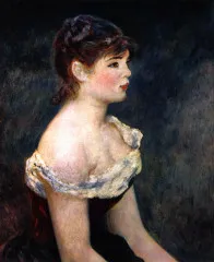 Portrait of a young girl - Renoir