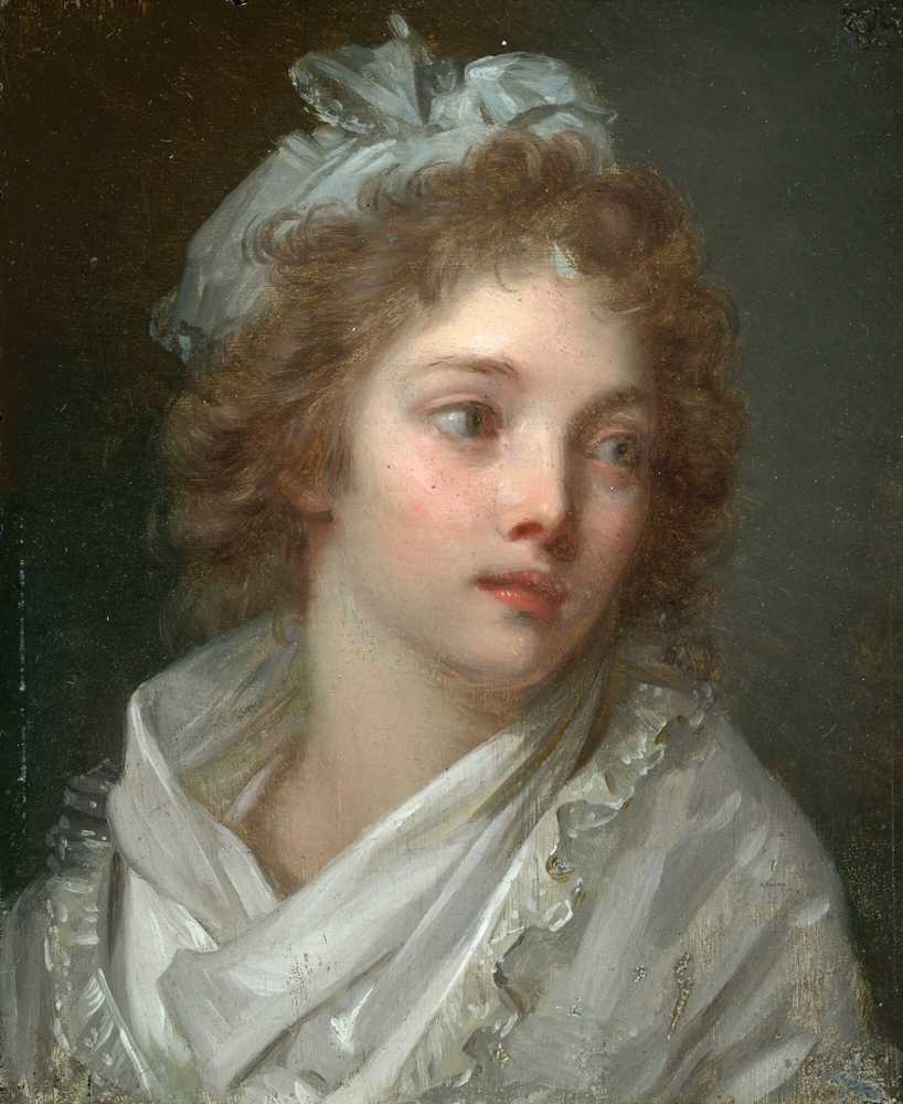 Portrait of a young lady - Elisabeth-Louise Vigee Le Brun