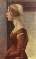 Portrait of a young woman - Botticelli