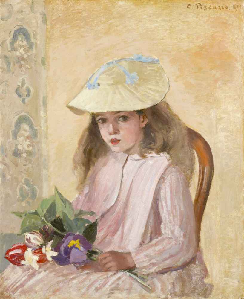 Portrait of the Artist’s Daughter - Camille Pissarro