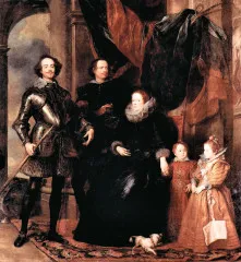 Portrait of the Lomellini family - Van Dyck