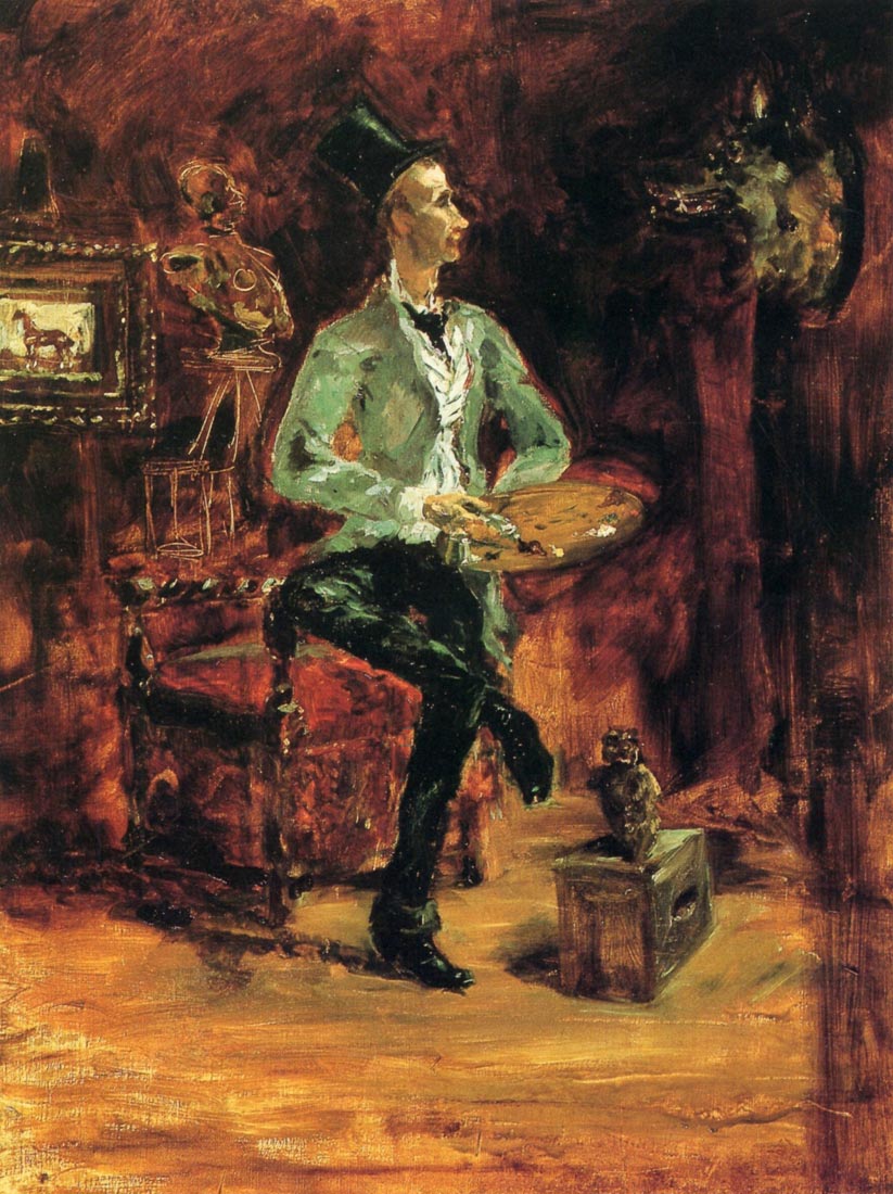 Princeteau in his studio - Toulouse-Lautrec