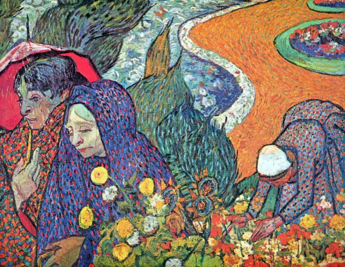 Promenade in Arles - Van Gogh