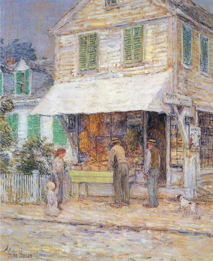 Provincial town - Hassam