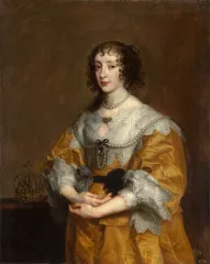 Queen Henrietta Maria - Antoon van Dyck
