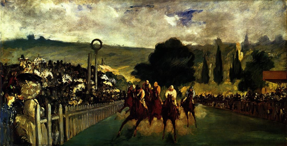 Race at Longchamp - Manet