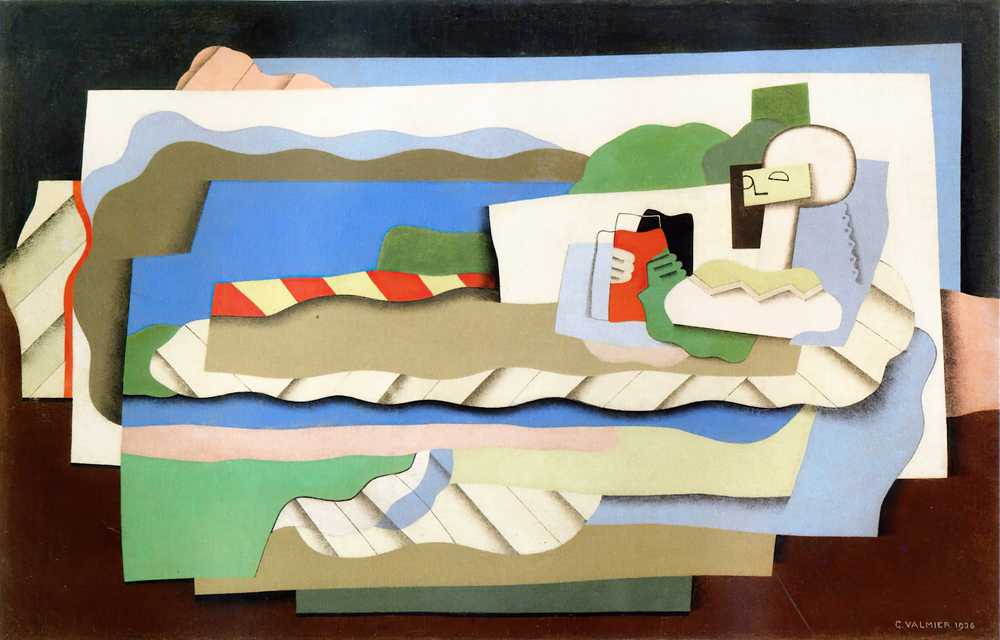 Reclining girl (1926) - Georges Valmier