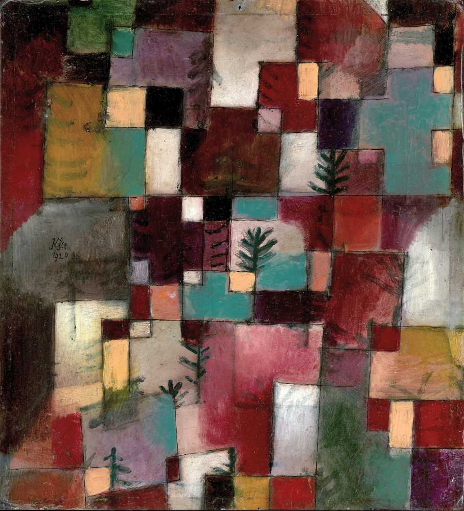 Redgreen and Violet-Yellow Rhythms (1920) - Paul Klee